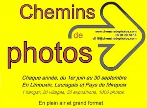Affiche Festival 2018 , Chemins de photos en Aude et Ariège.