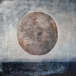 Terre mystérieuse - mixed médias sur toile, 100/100 - 1300 euros 