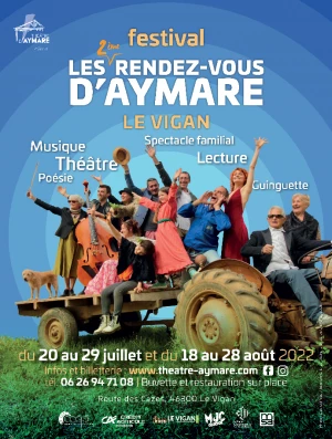 Affiche Festival | Les Rendez-vous d'Aymare #2 | Théâtre-Musique-Lecture
