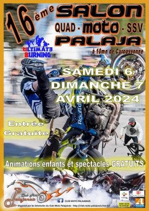 Affiche 16ème Salon de la moto quad ssv de Palaja