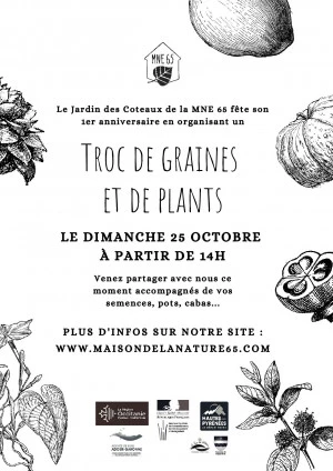 Affiche 1er troc de graines et de plants