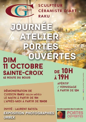 Affiche Journée porte-ouverte (démonstration de cuisson raku selon météo)