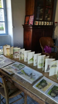 mes carnets - <p>carnets de voyage, de noel, de vie sauvage - dessin , aquarelle</p> - Michèle Stachak-SOULACROIX
