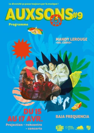 Affiche AUXSONS #9 - Une soirée aux couleurs de l'Argentine avec Mandy Lerouge et Baja Frequencia