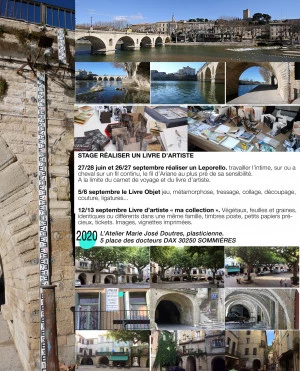 Affiche Stage de livre d'artiste 