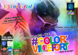 Affiche Color' Villefort 2018