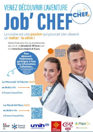 Affiche Concours Job' CHEF