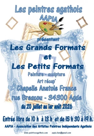 Affiche Exposition grands et petits formats