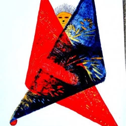 "Chaleur" - matrice plexi