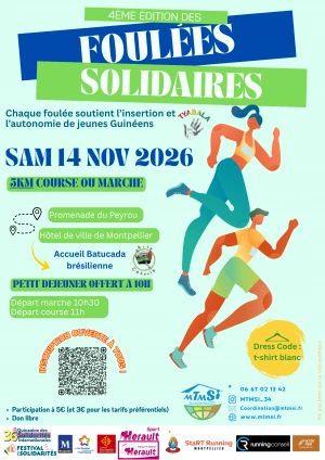 Affiche Les Foulées Solidaires