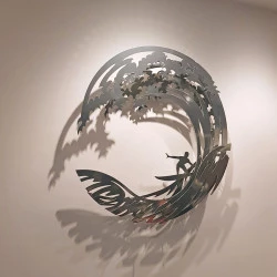 LIFE SCULPTURES - Wave rider - Acier thermolaqué