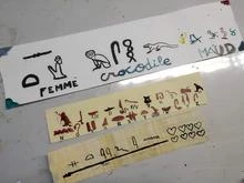 Affiche Les ateliers enfants : « Avant la lettre, les hiéroglyphes »