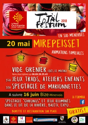 Affiche Grande fête familiale à Mirepeïsset / Granda fèsta familiala de Mirapeisset