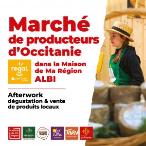 Affiche Marché de producteurs d'Occitanie