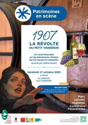Affiche 1907, la revolte du petit vigneron