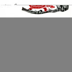 le lièvre et la tortue - La Fontaine - linogravure - Michèle STACHAK-SOULACROIX 