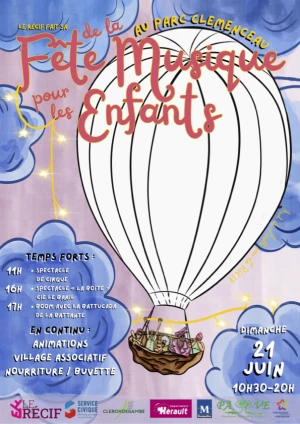 Affiche GUINGUETTE #3— Fête de la musique pour les enfants 