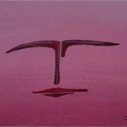 Regard sur rose - Acrylique sur panneau 2022 24X30cm - JEANPIERRE ALLANO 