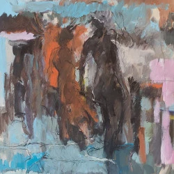 Promenons- nous - 73 X 60 Acrylique sur toile