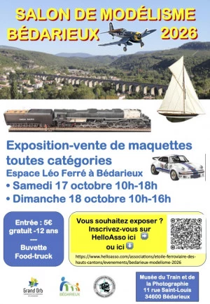Affiche Salon de Modélisme de Bédarieux