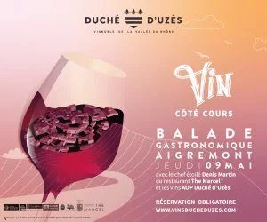 Affiche Le Vin Côté Cours