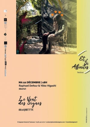 Affiche Raphael Defour & Yôko Higashi | Mortel | Maquette 