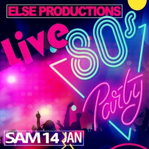 Affiche LIVE PARTY 80 : FLASH GORDON + DJ LAMOROSSO