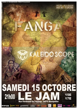 Affiche Fanga en concert