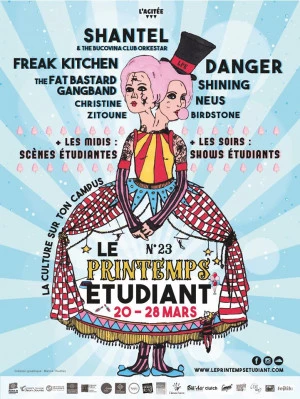Affiche Le Printemps Étudiant #23 