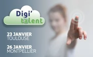 Affiche Salon du numérique Digi'talent 
