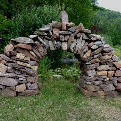 Jean Paul DELAITTE (Association "Arts Nature-Passion") - arche en pierres sèches