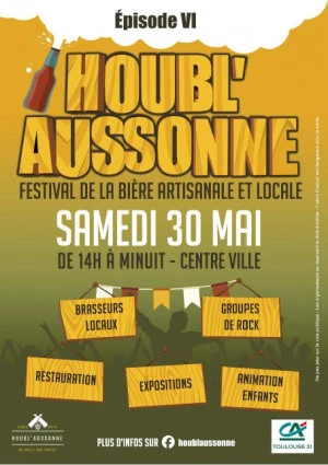 Affiche Festival de la bière Houbl'Aussonne - 6ième édition