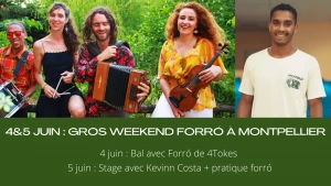 Affiche Bal Forró avec Forro de 4 Tokes