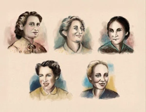 Affiche Exposition " 1945…… 2025, Femmes solidaires fête ses 80 ans "