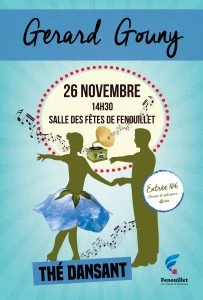 Affiche Thé dansant – Orchestre Gerard Gouny