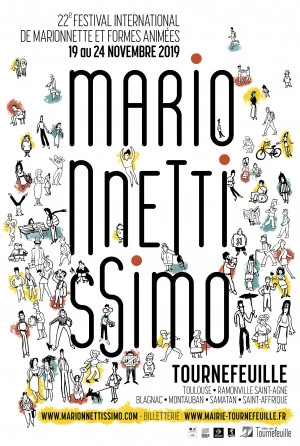 Affiche 22e Festival international de marionnettes et formes animées 