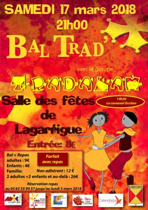 Affiche Bal Trad Occitan : TradalAm