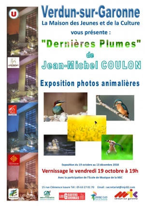Affiche Exposition "Dernières Plumes"
