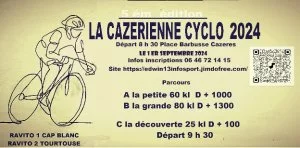Affiche La Cazerienne Cyclo 