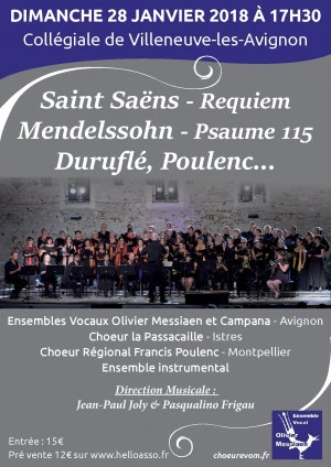 Affiche Rencontres à 4 choeurs