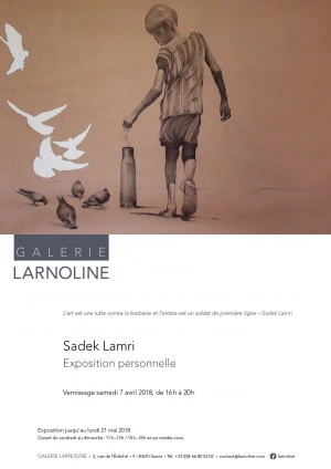 Affiche Sadek Lamri, exposition personnelle