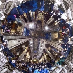 Notre Dame de Paris - Acrylique + Photo, Photoshop - Impression laser sur papier - 2016