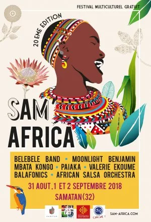 Affiche Sam'Africa 2018 festival africain interculturel et solidaire