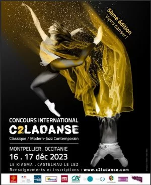 Affiche Concours international C2LADANSE Montpellier Occitanie