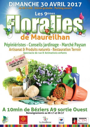 Affiche Floralies de Maureilhan