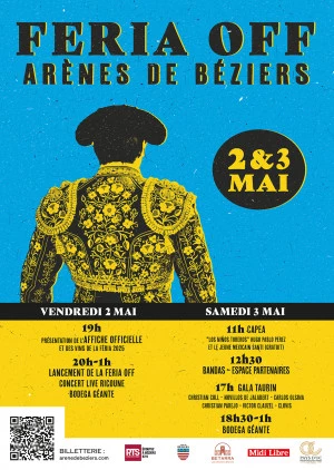 Affiche ARÈNES DE BÉZERS - FERIA OFF 2025