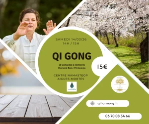 Affiche Seance qi gong du printemps, dlement Bois