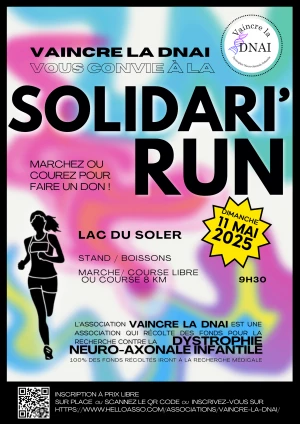 Affiche Solidari'run 2e édition 