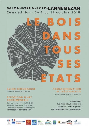 Affiche Le bois dans tous ses états 2018 