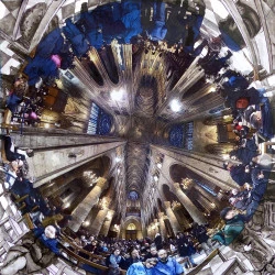 Notre Dame de Paris - Acrylique + Photo, Photoshop - Impression laser sur papier - 2016